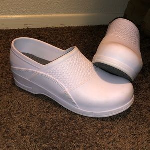 White Clogs Size 7